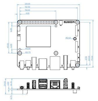 Rubik Pi 3 Mechanical Specification